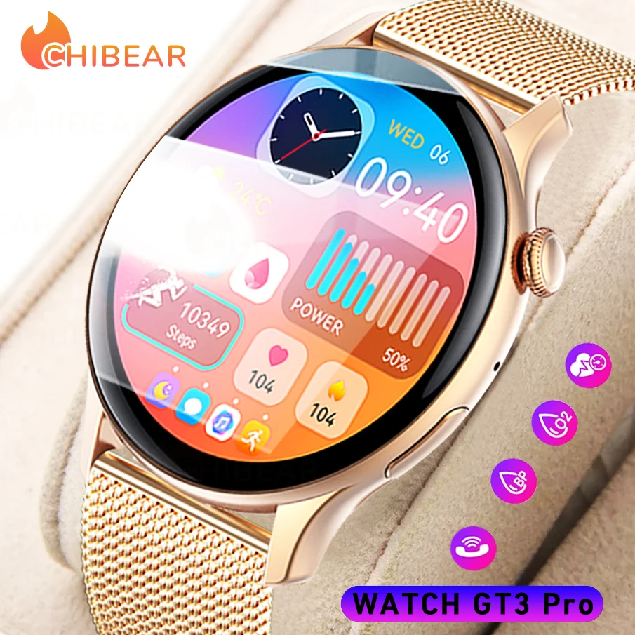 2025 NFC Смарт-часы женские 466*466 HD GPS трек спортивные пульсометр Bluetooth вызов водонепроницаемые женские умные часы для Huawei Xiaomi
2025 NFC Смарт-часы женские 466*466 HD GPS трек спортивные пульсометр Bluetooth вызов водонепроницаемые женские умные часы для Huawei Xiaomi