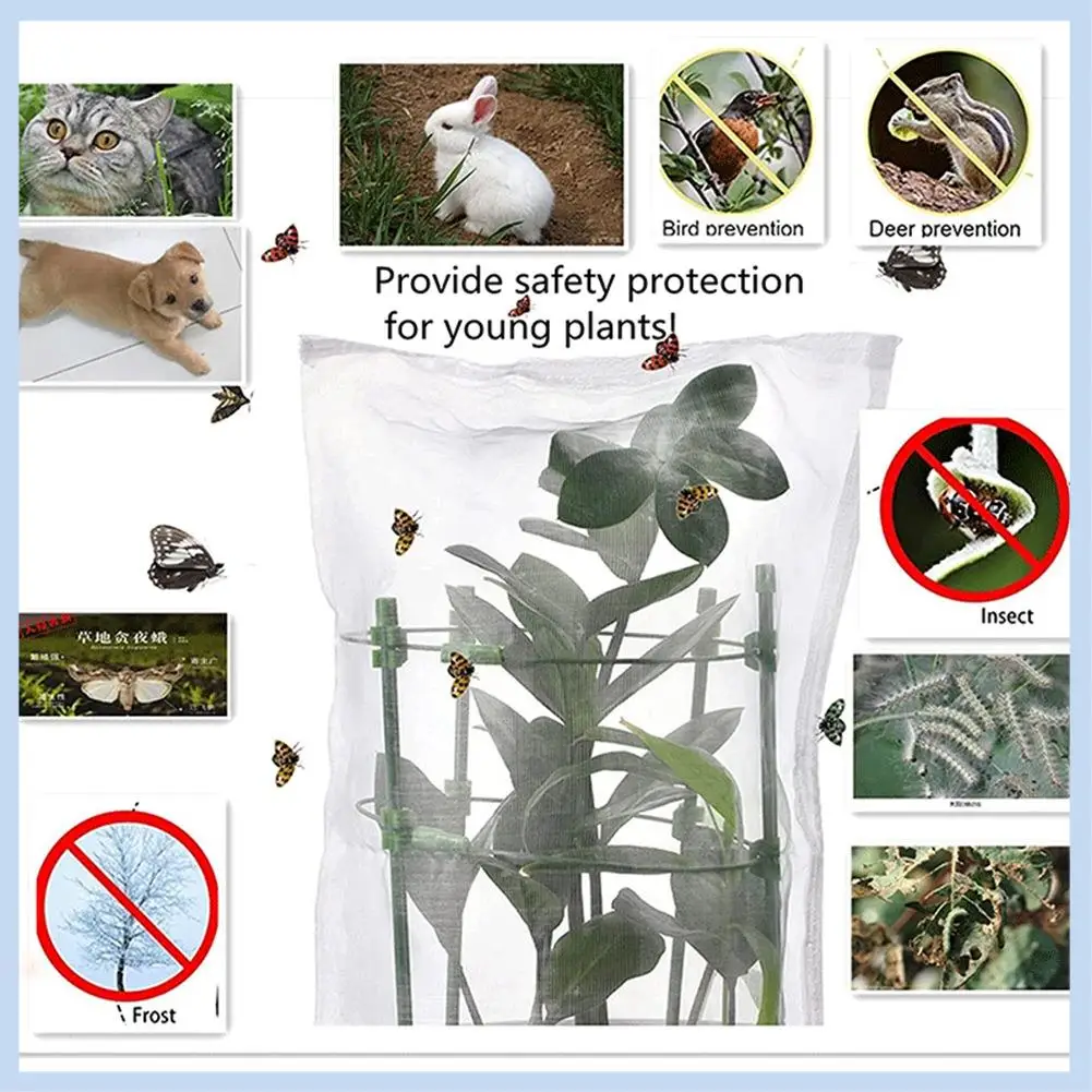MLGB-Bird Barrier Netting Mesh With Drawstring ,Garden Bug Netting Plant Cover For Protect Plant Flower From Insect Bird 2Pcs
MLGB-Bird Barrier Netting Mesh With Drawstring ,Garden Bug Netting Plant Cover For Protect Plant Flower From Insect Bird 2Pcs