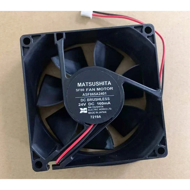 S+ 1 of Matsushita ASF865A2401 DC24V 160mA 80*80*25MM 2wire cooling fan
S+ 1 of Matsushita ASF865A2401 DC24V 160mA 80*80*25MM 2wire cooling fan