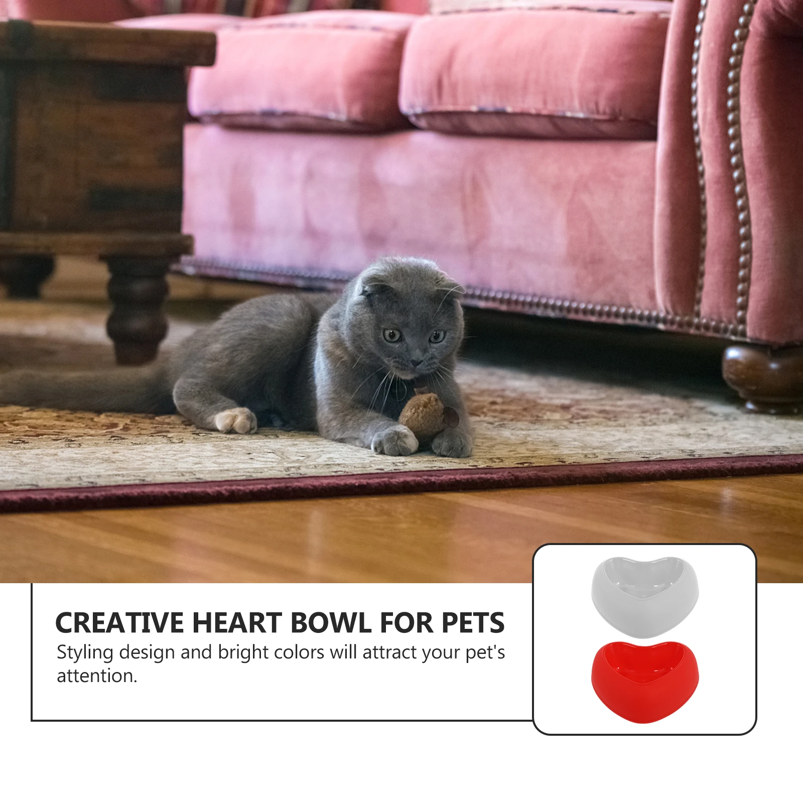 2pcs Heart Shaped Food Plastic Water Container for Cats Dogs Pet Feeding Supplies Snack Bowl Lightweight Pet Bowl Easy
2pcs Heart Shaped Food Plastic Water Container for Cats Dogs Pet Feeding Supplies Snack Bowl Lightweight Pet Bowl Easy