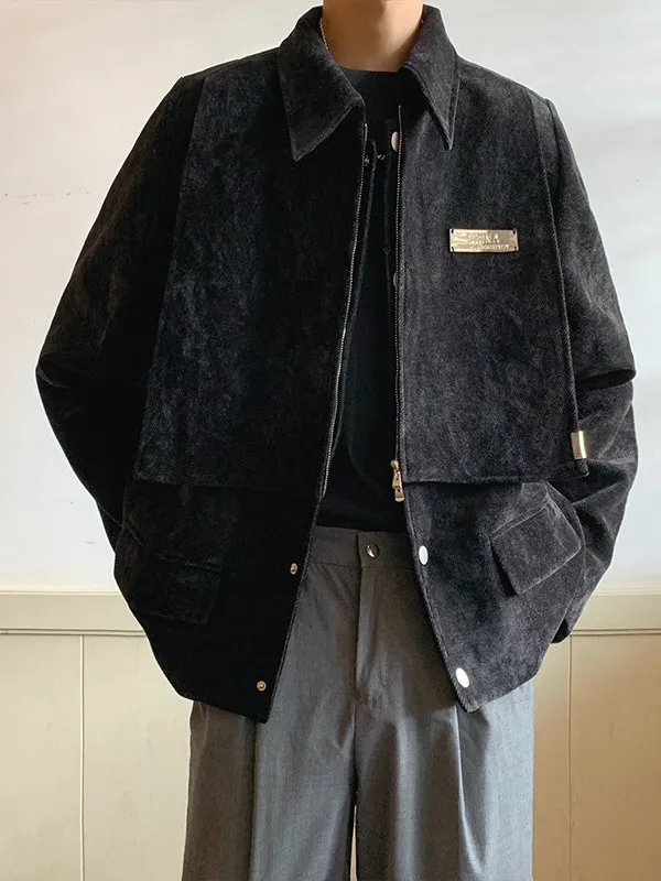 Мужская свободная куртка TANGZ Studio с эффектом двухслойности в стиле ретро, осенняя модная повседневная верхняя одежда из полиэстера
Мужская свободная куртка TANGZ Studio с эффектом двухслойности в стиле ретро, осенняя модная повседневная верхняя одежда из полиэстера