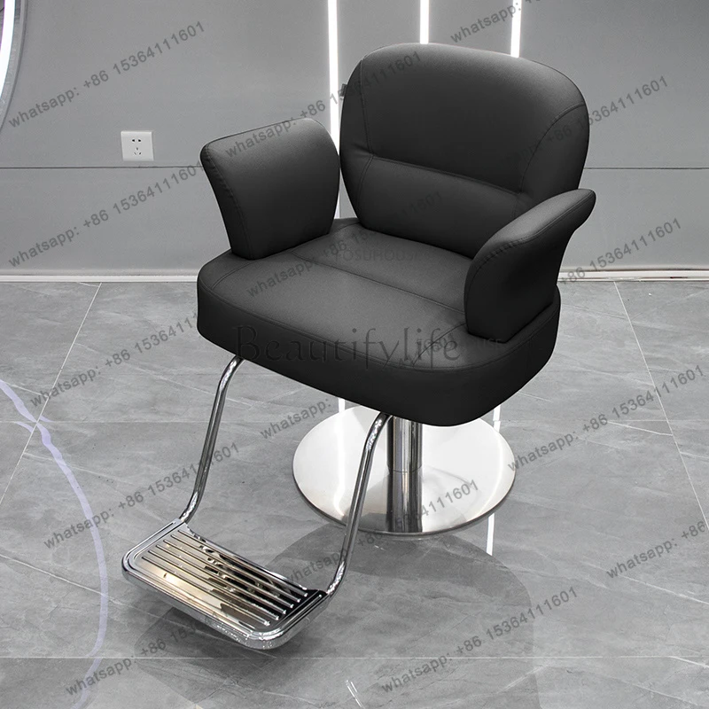 Nordic Stainless Steel Barber Chairs For Salon Furniture Hairdressing Chair Rotatable Barber Shop Comfortable Hair Salon Chairs
Nordic Stainless Steel Barber Chairs For Salon Furniture Hairdressing Chair Rotatable Barber Shop Comfortable Hair Salon Chairs