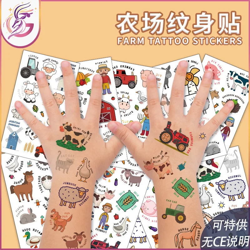 Animal Farm Tattoo Stickers Children's Cartoon Waterproof Disposable Temporary Tattoo Stickers
Animal Farm Tattoo Stickers Children's Cartoon Waterproof Disposable Temporary Tattoo Stickers
