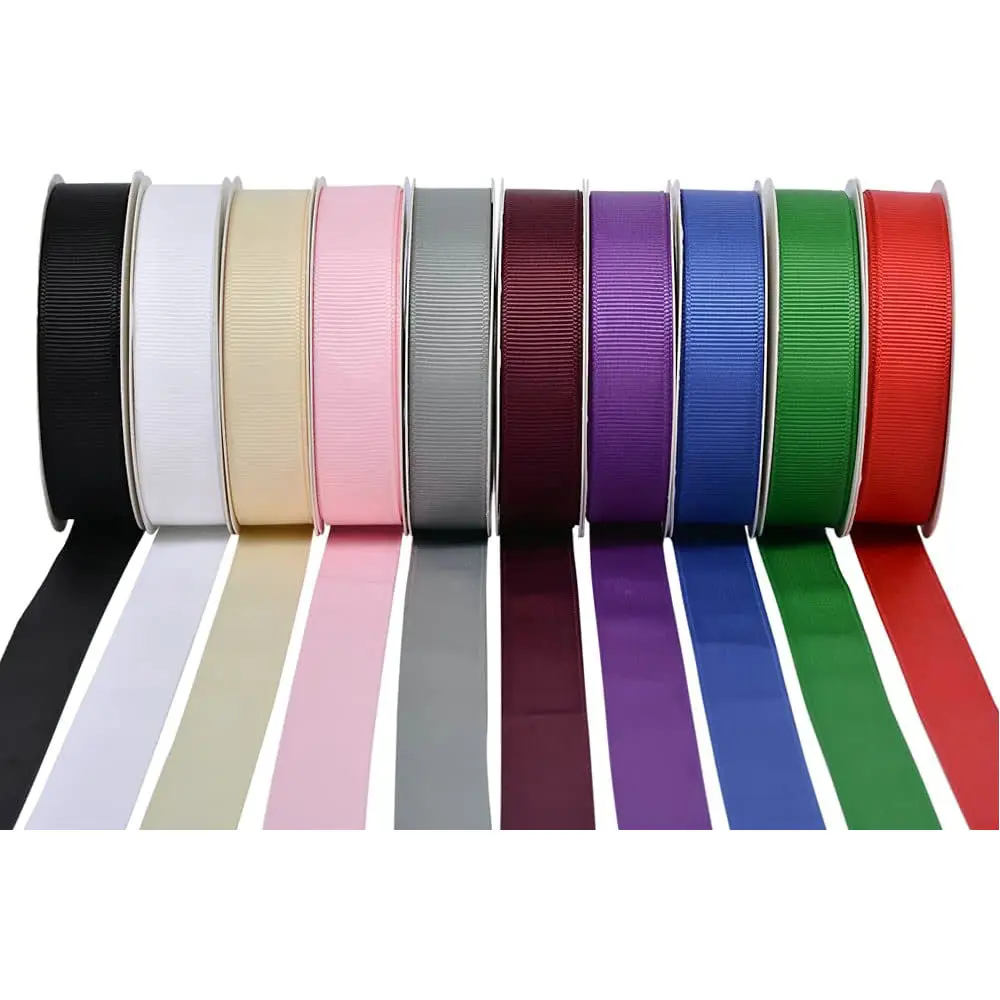 10 Yards Solid Grosgrain Ribbon for Crafts Wedding Bows Sewing Supplies Craft Ribbon for Gift Wrapping DIY Hair Accessories
10 Yards Solid Grosgrain Ribbon for Crafts Wedding Bows Sewing Supplies Craft Ribbon for Gift Wrapping DIY Hair Accessories