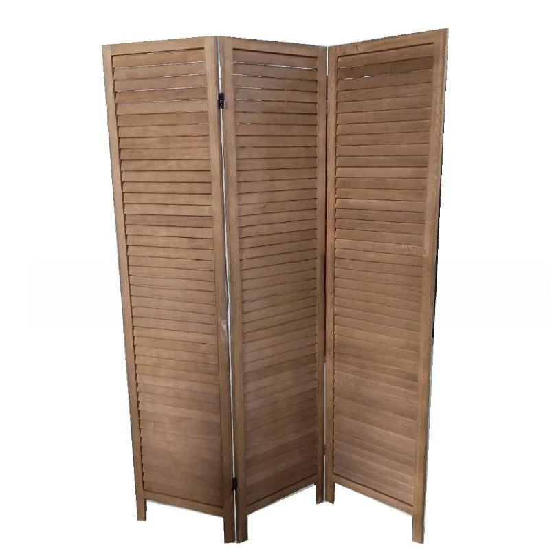 Simple modern wooden louvered screen living room bedroom entrance floor mobile screen partition volume
Simple modern wooden louvered screen living room bedroom entrance floor mobile screen partition volume