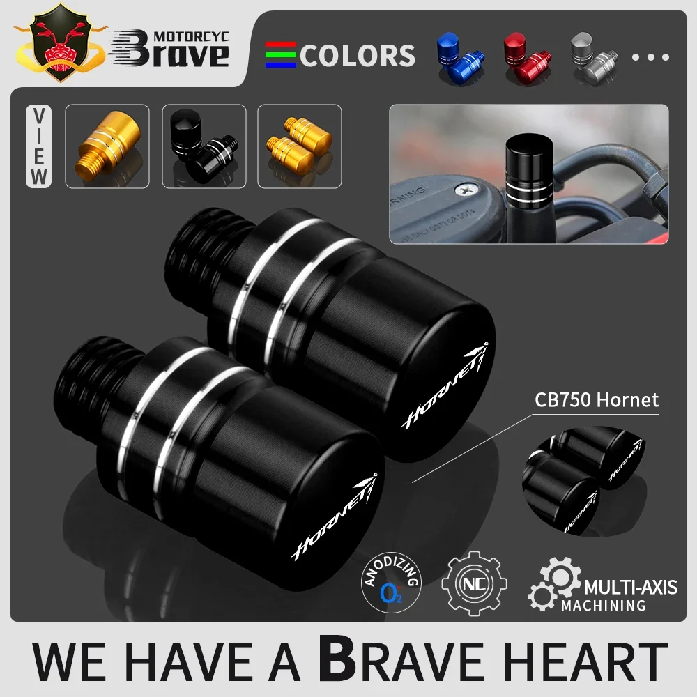 For Honda CB750 Hornet CB 750 2022 2023 Motocycle CNC Aluminum Mirror Hole Plug Screws Rearview Mirrors Holder
For Honda CB750 Hornet CB 750 2022 2023 Motocycle CNC Aluminum Mirror Hole Plug Screws Rearview Mirrors Holder