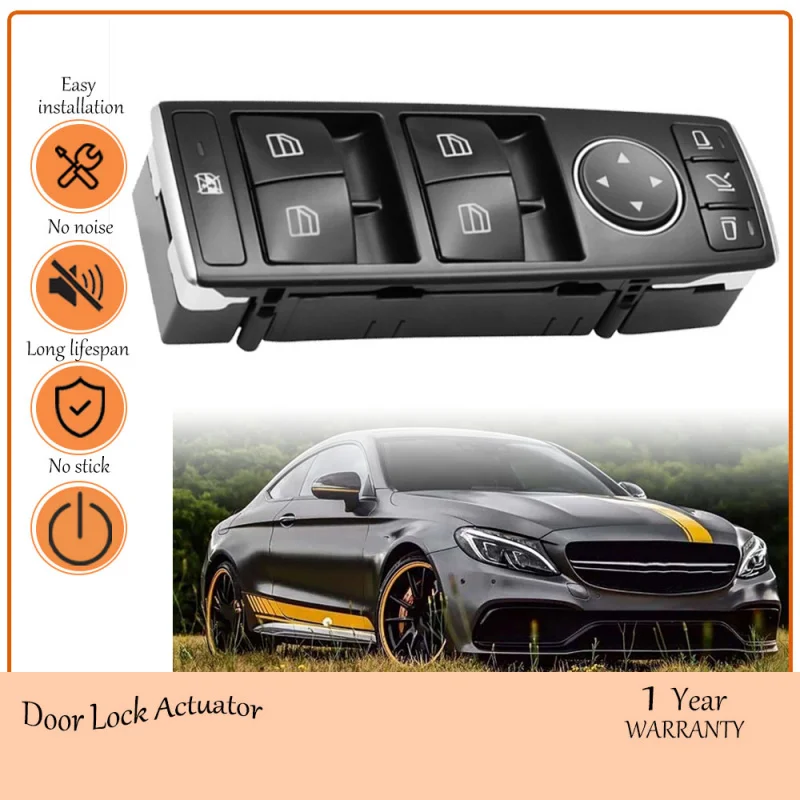 Front Driver Side Power Window Switch Master Control Button Compatible with Benz C230-C350 C63 AMG E350 E400 E550,oem 2049055402
Front Driver Side Power Window Switch Master Control Button Compatible with Benz C230-C350 C63 AMG E350 E400 E550,oem 2049055402