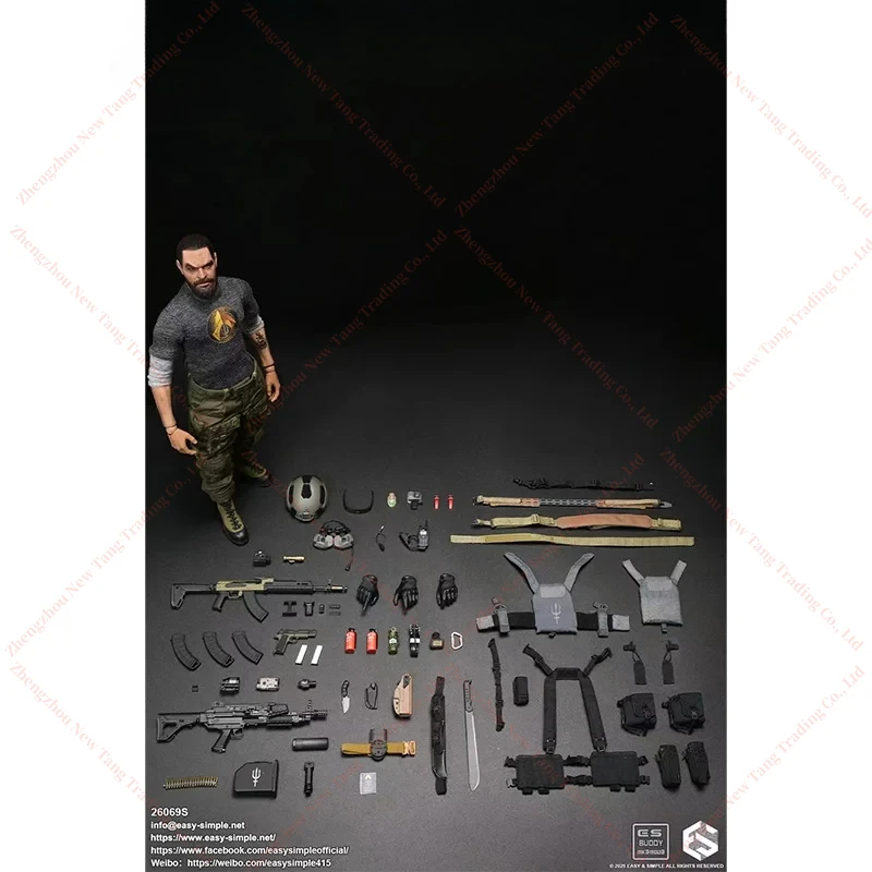 Original EASY&SIMPLE ES 26069S US. Soldier Private Military Contractor Weapon Specialist In Stock Anime Figures Model Toys
Original EASY&SIMPLE ES 26069S US. Soldier Private Military Contractor Weapon Specialist In Stock Anime Figures Model Toys