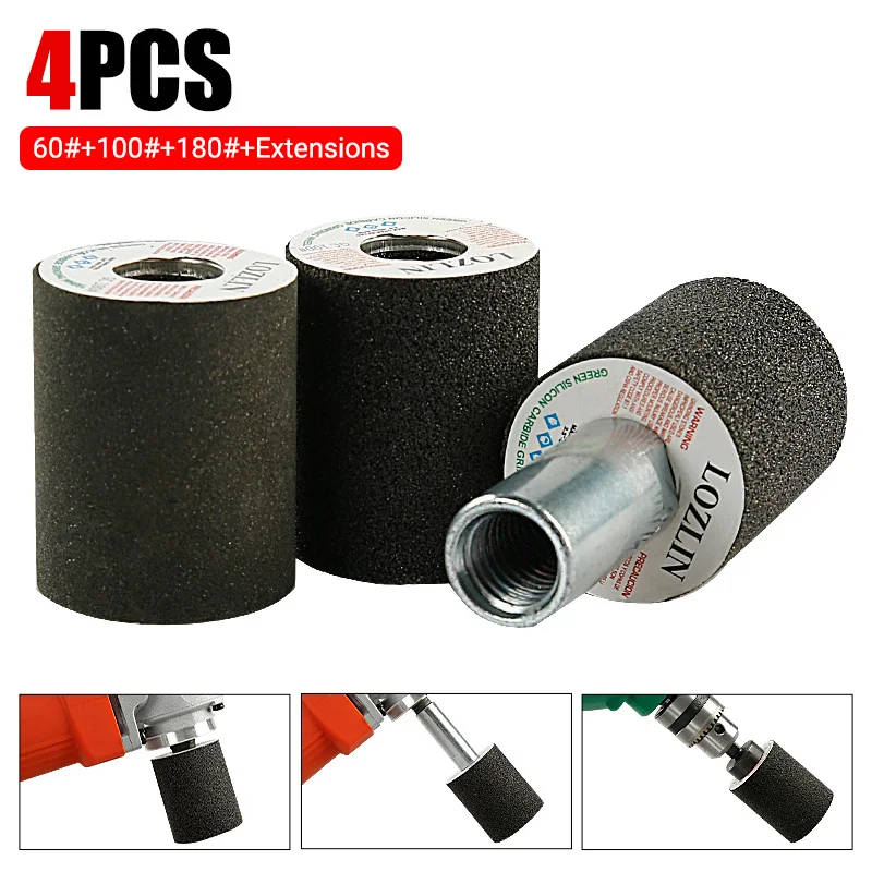 LOZLIN Cylindrical Diamond Grinding Wheel 5/8-11 Spiral Port for Granite Marble Tile Stone Carving Polishing Angle Grinder Tool
LOZLIN Cylindrical Diamond Grinding Wheel 5/8-11 Spiral Port for Granite Marble Tile Stone Carving Polishing Angle Grinder Tool