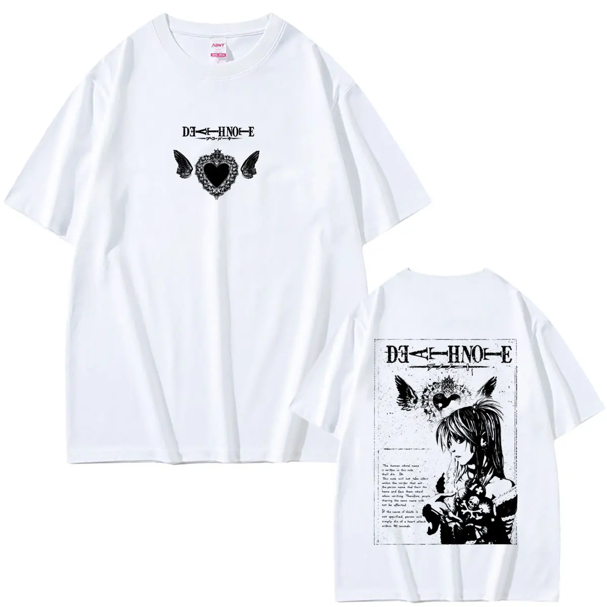 Anime Death Note Misa Graphic T-shirt Men Women Y2k Gothic Punk Oversized T Shirt Men's Summer Manga Vintage T-shirts Streetwear
Anime Death Note Misa Graphic T-shirt Men Women Y2k Gothic Punk Oversized T Shirt Men's Summer Manga Vintage T-shirts Streetwear
