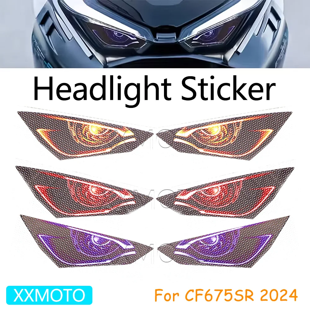 For CFMOTO CF 675SR 675 SR 2024 Motorcycle 3D Front Fairing Headlight Protective Film Headlight Cover Sticker CF675SR Accessorie
For CFMOTO CF 675SR 675 SR 2024 Motorcycle 3D Front Fairing Headlight Protective Film Headlight Cover Sticker CF675SR Accessorie