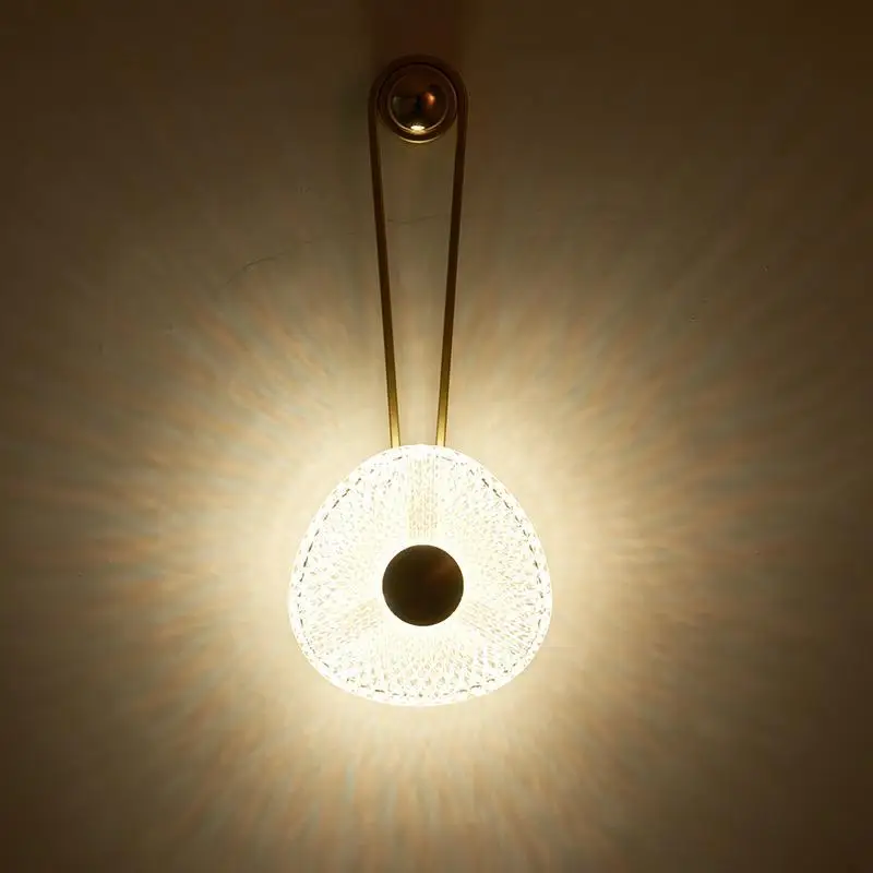 Indoor Bedroom Bedside Minimalist Wall Lamp Net Red Light Luxury Homestay Living Room Staircase Corridor Decorative Light
Indoor Bedroom Bedside Minimalist Wall Lamp Net Red Light Luxury Homestay Living Room Staircase Corridor Decorative Light