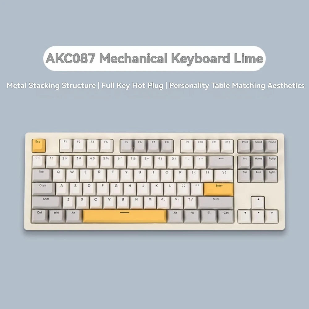 AJAZZ AKC087 Комплект механической клавиатуры Беспроводная трехрежимная горячая замена RGB Пользовательская металлическая стек-струкция Офисная игровая клавиатура AS Axis
AJAZZ AKC087 Комплект механической клавиатуры Беспроводная трехрежимная горячая замена RGB Пользовательская металлическая стек-струкция Офисная игровая клавиатура AS Axis