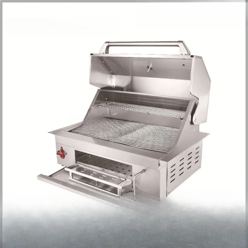 Household outdoor gas stainless steel oven Mobile granular end grill with portable motor
Household outdoor gas stainless steel oven Mobile granular end grill with portable motor