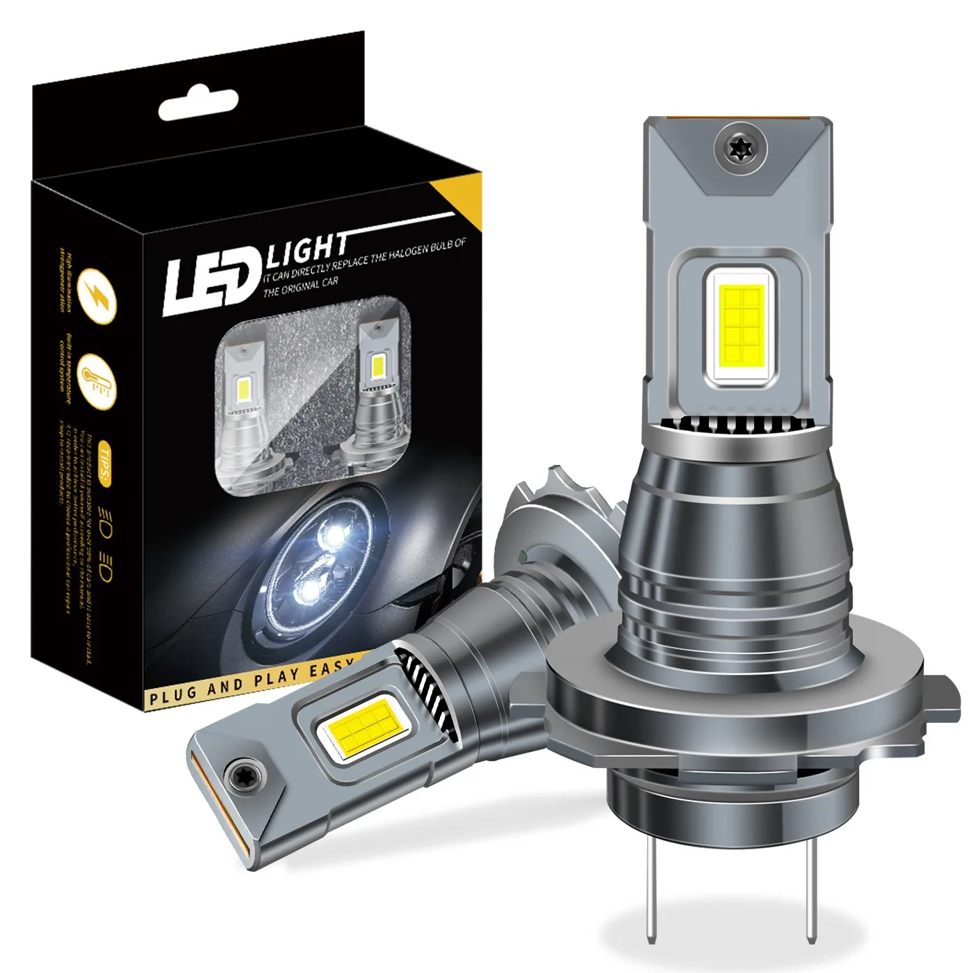 Светодиодные лампы H7 для фар 12В 40Вт 6000К, Plug and Play, для модернизации автомобильного освещения, для противотуманных фар
Светодиодные лампы H7 для фар 12В 40Вт 6000К, Plug and Play, для модернизации автомобильного освещения, для противотуманных фар