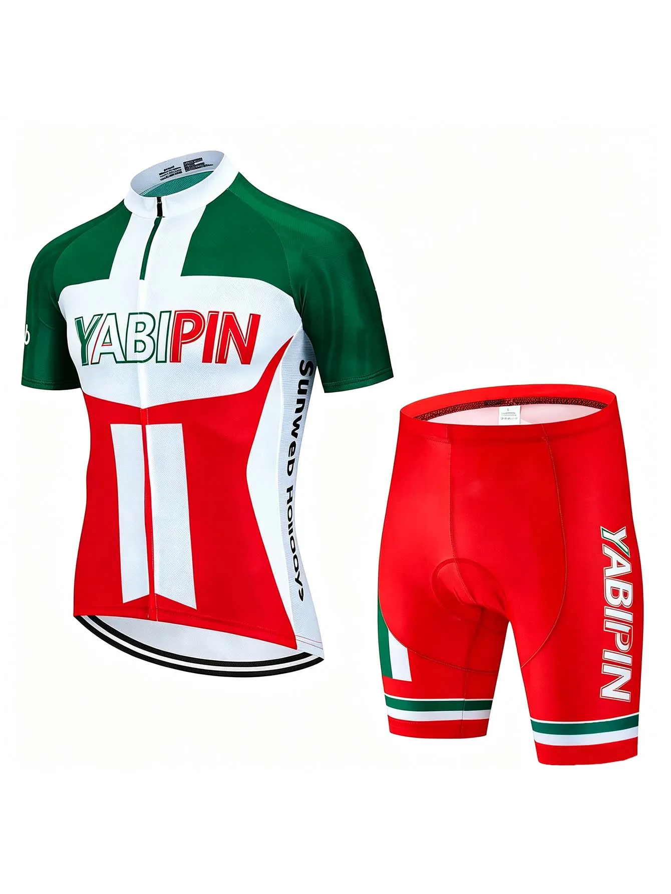 Mountain Bike Set Men’s, Stand Collar Full Zip Short Sleeve Shorts with Letter Print, Lightweight Quick Dry Cycling Jersey
Mountain Bike Set Men’s, Stand Collar Full Zip Short Sleeve Shorts with Letter Print, Lightweight Quick Dry Cycling Jersey