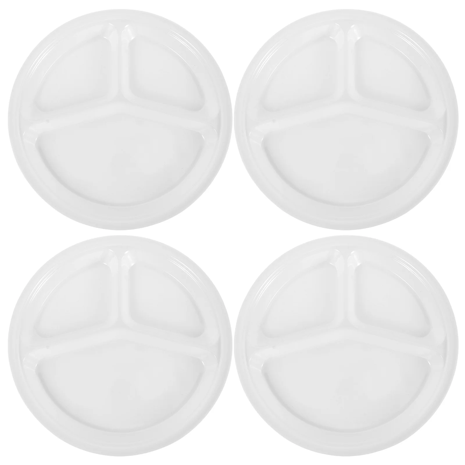 4 Pcs Three Compartment Melamine Fast Food Plate Round Cake Pans Fruit Tray Dinner Accessory Household Restaurant Divided Safe
4 Pcs Three Compartment Melamine Fast Food Plate Round Cake Pans Fruit Tray Dinner Accessory Household Restaurant Divided Safe