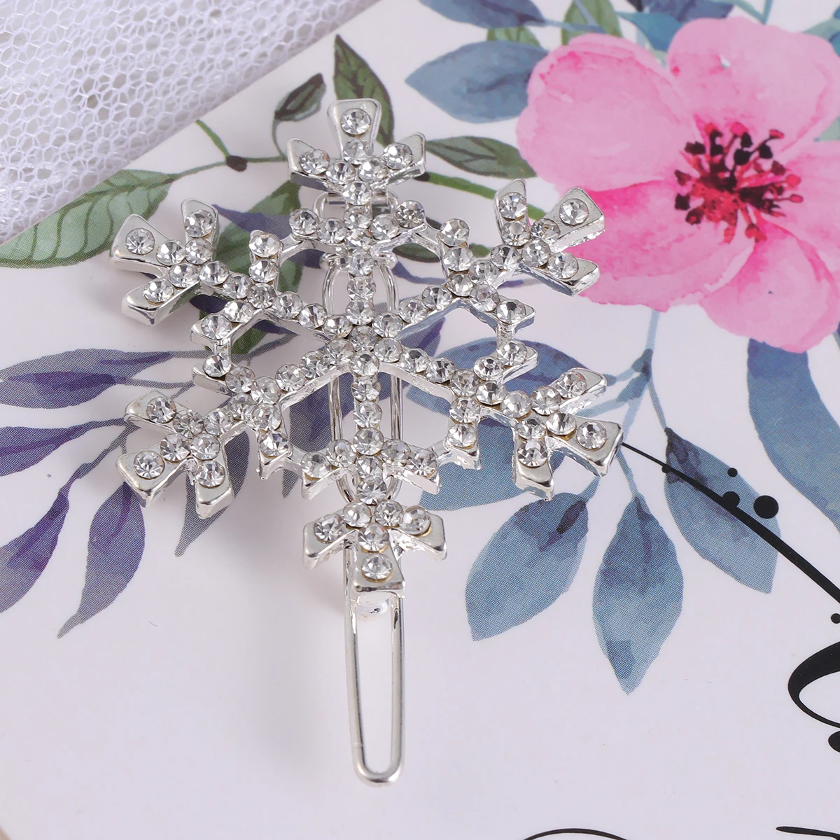 6pcs Hair Clip Set Snowflake Ribbon Bows Barrettes For Kids No Slip Metal Claws Girls Gift Thin Thick Curly Straight Hair
6pcs Hair Clip Set Snowflake Ribbon Bows Barrettes For Kids No Slip Metal Claws Girls Gift Thin Thick Curly Straight Hair