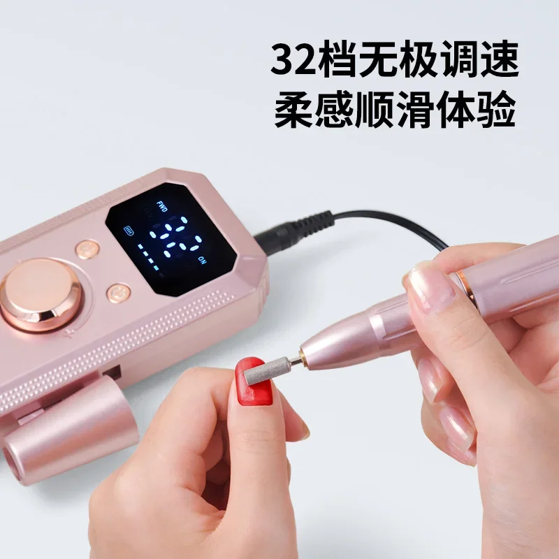 Electric Portable Multifunctional Nail Drill Grinder - Mini Cuticle File & Nail Polish Remover Pen Tool for Manicure
Electric Portable Multifunctional Nail Drill Grinder - Mini Cuticle File & Nail Polish Remover Pen Tool for Manicure