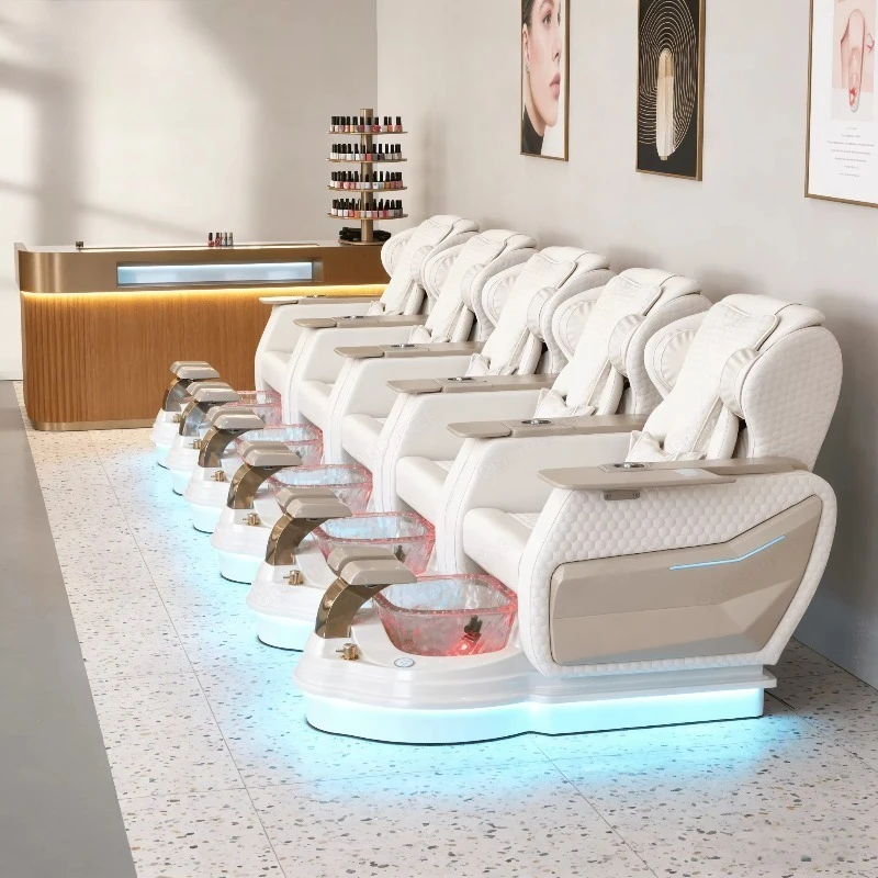 Beauty Salon Furniture Human Hand Massage Pedicure Chair Foot Spa Electric Pedicure Chairs for Sale
Beauty Salon Furniture Human Hand Massage Pedicure Chair Foot Spa Electric Pedicure Chairs for Sale