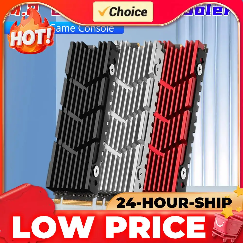 Радиатор для M.2 SSD, алюминиевый теплоотвод для NVME NGFF 2280 SSD, термопрокладка для охлаждения жестких дисков, для настольных ПК и консолей PS5
Радиатор для M.2 SSD, алюминиевый теплоотвод для NVME NGFF 2280 SSD, термопрокладка для охлаждения жестких дисков, для настольных ПК и консолей PS5