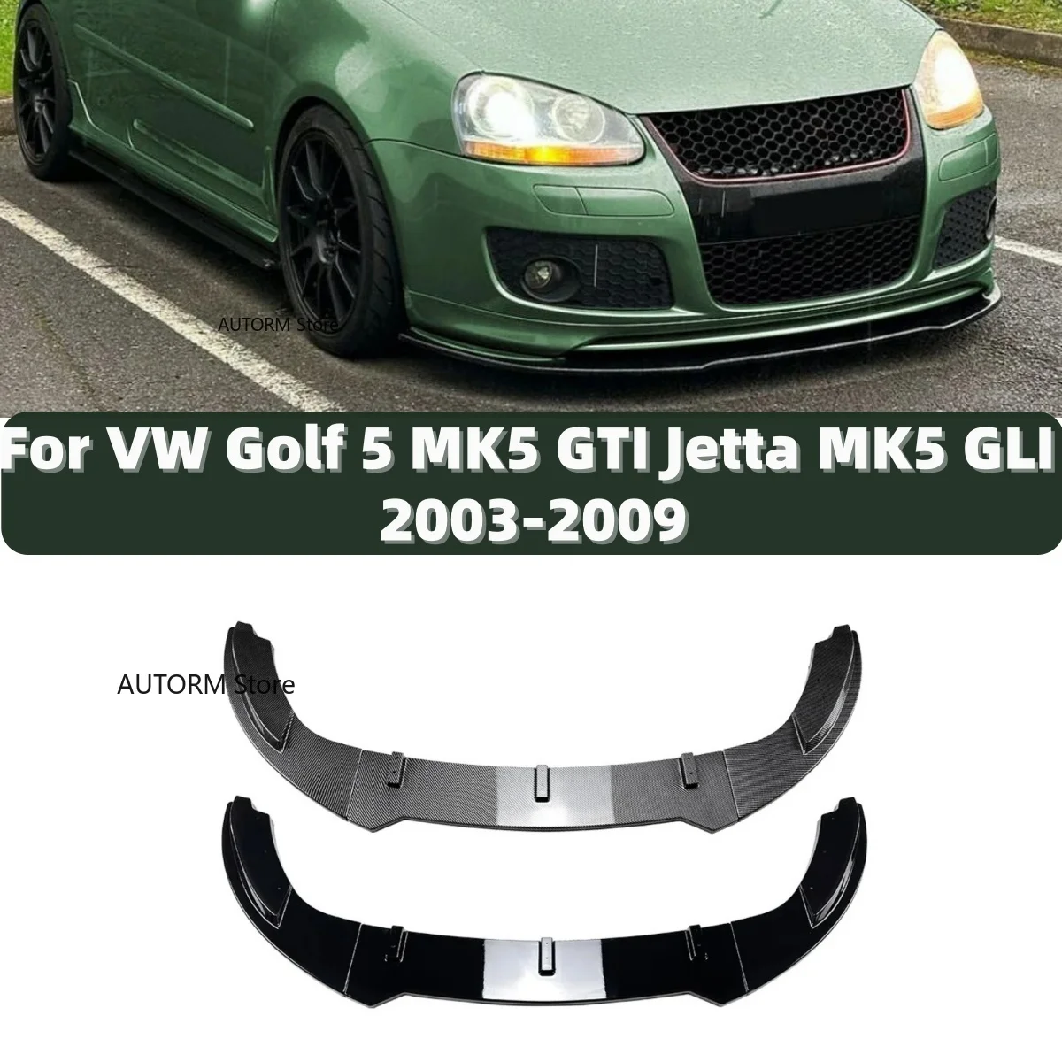 Car Front Bumper Lip Spoiler Diffuser Protector For VW Golf 5 MK5 GTI Jetta MK5 GLI 2003-2009 Splitter Body Kit Lower Bumper
Car Front Bumper Lip Spoiler Diffuser Protector For VW Golf 5 MK5 GTI Jetta MK5 GLI 2003-2009 Splitter Body Kit Lower Bumper