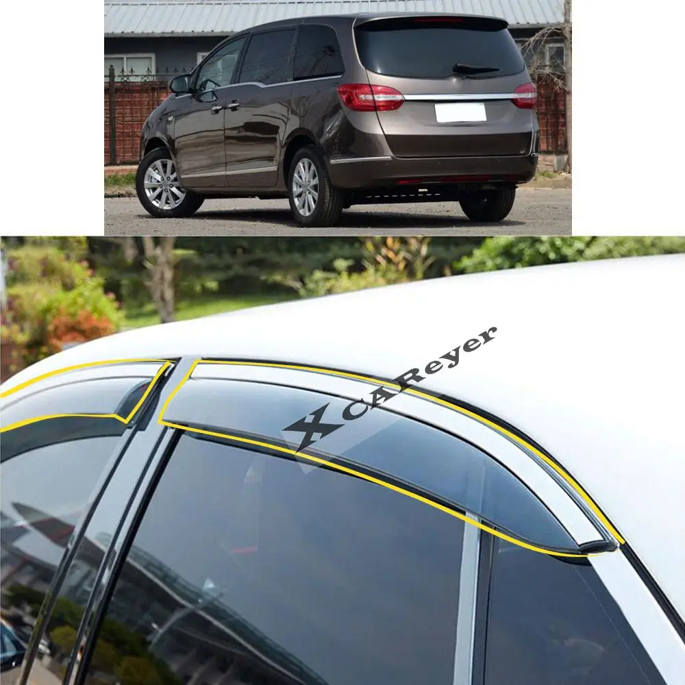 Стикер для кузова автомобиля для BUICK GL8 2011 2012 2013 2014 2016 2017, пластиковое стекло, ветрозащитный козырек, защита от дождя и солнца
Стикер для кузова автомобиля для BUICK GL8 2011 2012 2013 2014 2016 2017, пластиковое стекло, ветрозащитный козырек, защита от дождя и солнца