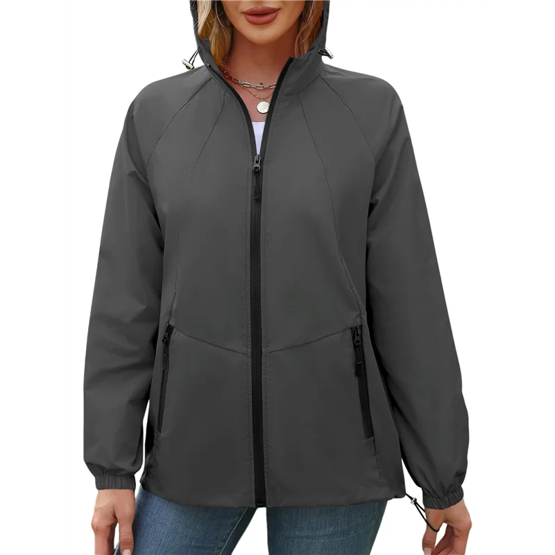 BHTS-дождевик для женщин, водонепроницаемая ветровка с капюшоном, компактный плащ с карманами
BHTS-дождевик для женщин, водонепроницаемая ветровка с капюшоном, компактный плащ с карманами