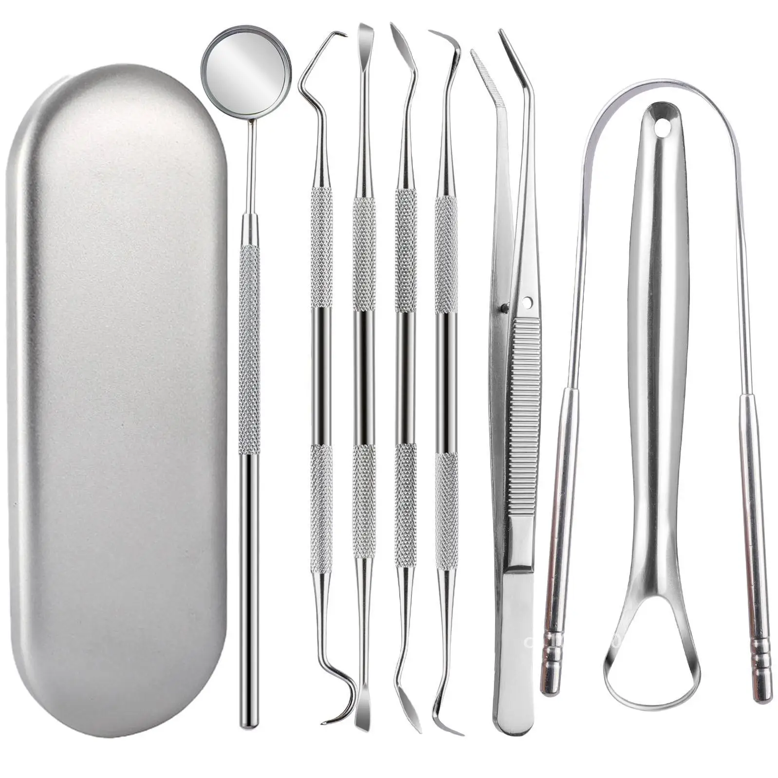 Oral Care Dental Cleaning Kit - Toothpick Stain Remover Teeth Scale Removal Tool Adult Dental Probes Tongue Scraper & More
Oral Care Dental Cleaning Kit - Toothpick Stain Remover Teeth Scale Removal Tool Adult Dental Probes Tongue Scraper & More