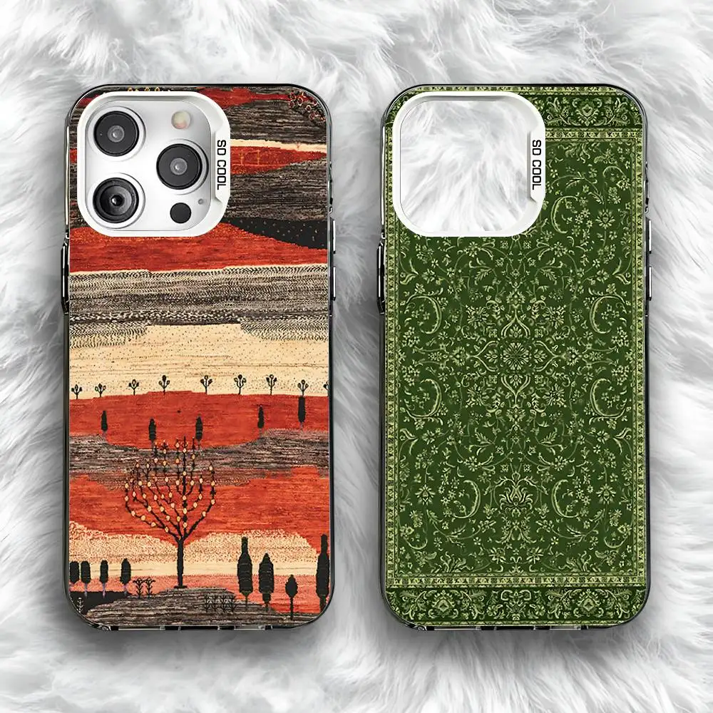 Persian Carpet Style Rubber Phone Case For iPhone 16,15,14,13,12,11,Pro,Max,Plus,Mini,SE Anti Fall Gray White Matte Hard Bumper
Persian Carpet Style Rubber Phone Case For iPhone 16,15,14,13,12,11,Pro,Max,Plus,Mini,SE Anti Fall Gray White Matte Hard Bumper
