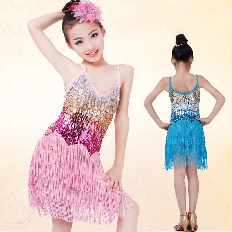 New Performance Clothes Children's Latin Dance Performance Clothes Tassel Children's Practice Clothes
New Performance Clothes Children's Latin Dance Performance Clothes Tassel Children's Practice Clothes