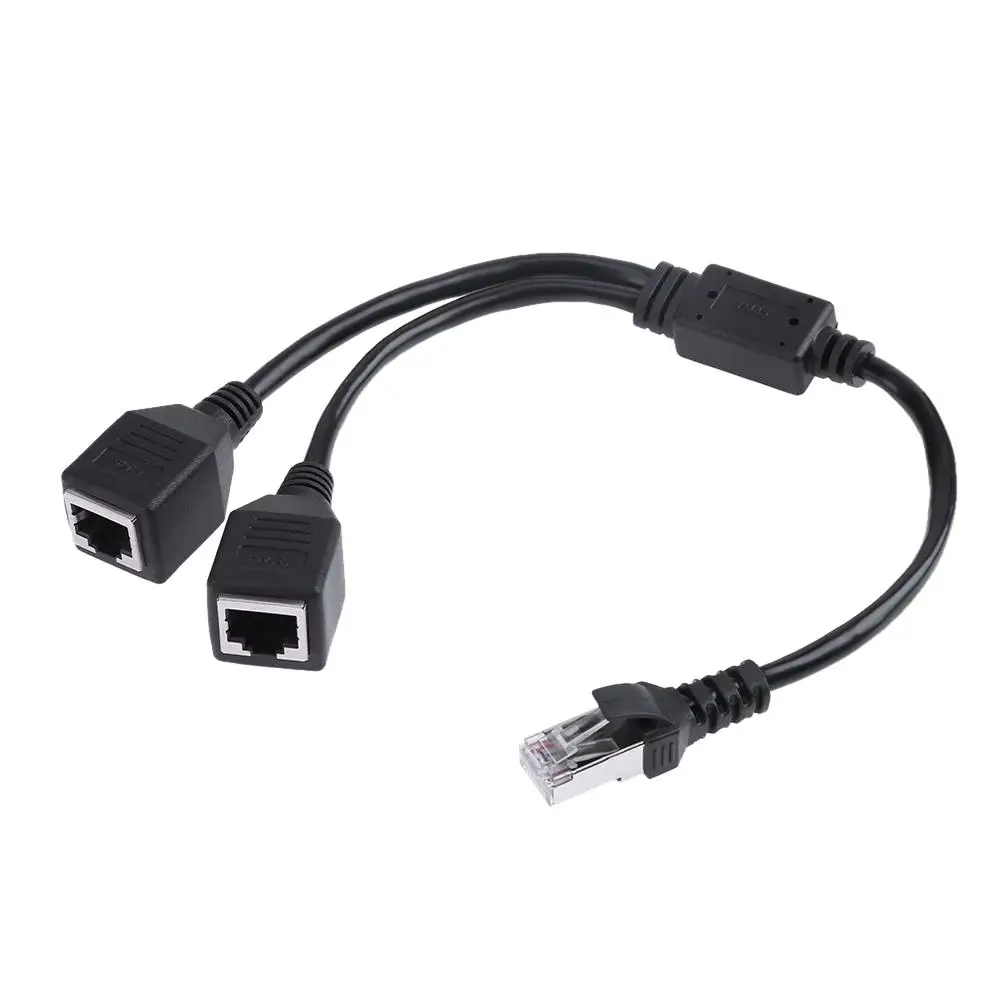 RJ45 Ethernet Network Expansion Splitter PC Internet 1 to 2 Plug Connector Parts RJ45 Ethernet Network Extension Cable Splitter
RJ45 Ethernet Network Expansion Splitter PC Internet 1 to 2 Plug Connector Parts RJ45 Ethernet Network Extension Cable Splitter