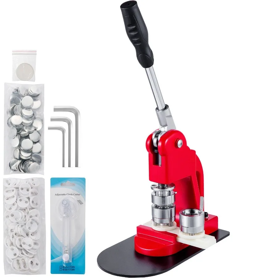 Button Badge Maker Machine 25mm 1 in DIY Pin Button Maker Machine with1000 Pcs Button Parts Circle Cutter InstallationFree But
Button Badge Maker Machine 25mm 1 in DIY Pin Button Maker Machine with1000 Pcs Button Parts Circle Cutter InstallationFree But