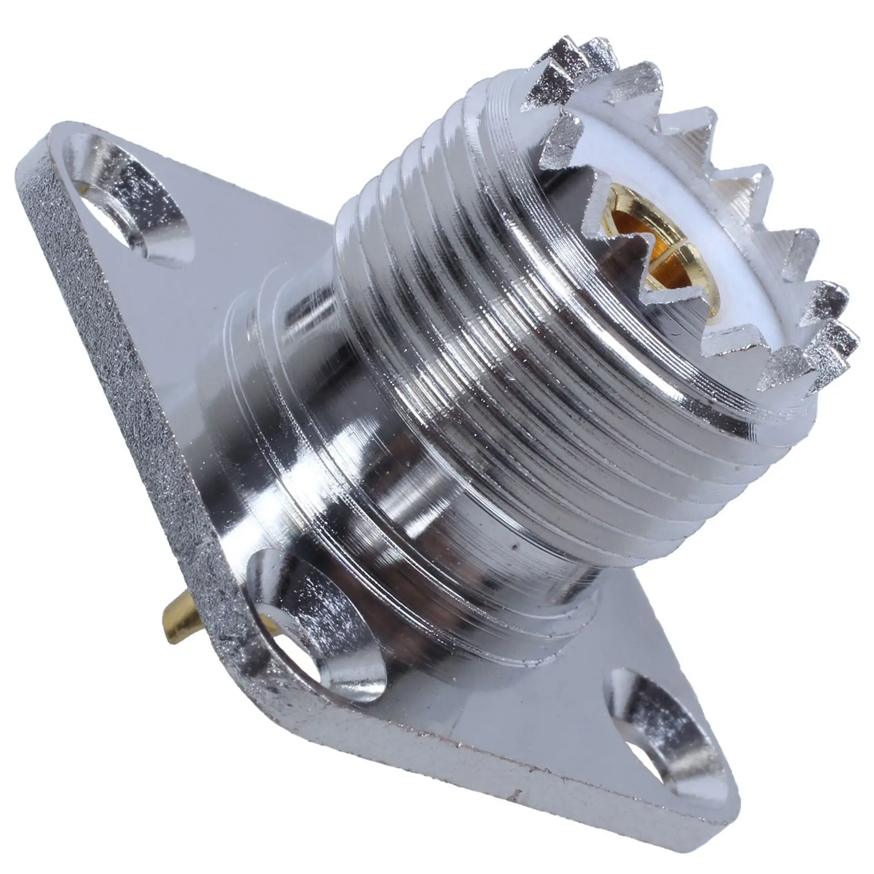 A01F-3X UHF Female SO239 Panel Chassis Mount Flange Deck Mount Solder Cup RF Connector
A01F-3X UHF Female SO239 Panel Chassis Mount Flange Deck Mount Solder Cup RF Connector