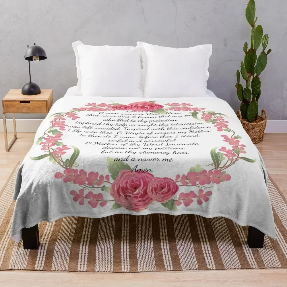 Memorare Throw Blanket Soft Big Flannels Soft Plush Plaid Soft Beds Blankets
Memorare Throw Blanket Soft Big Flannels Soft Plush Plaid Soft Beds Blankets