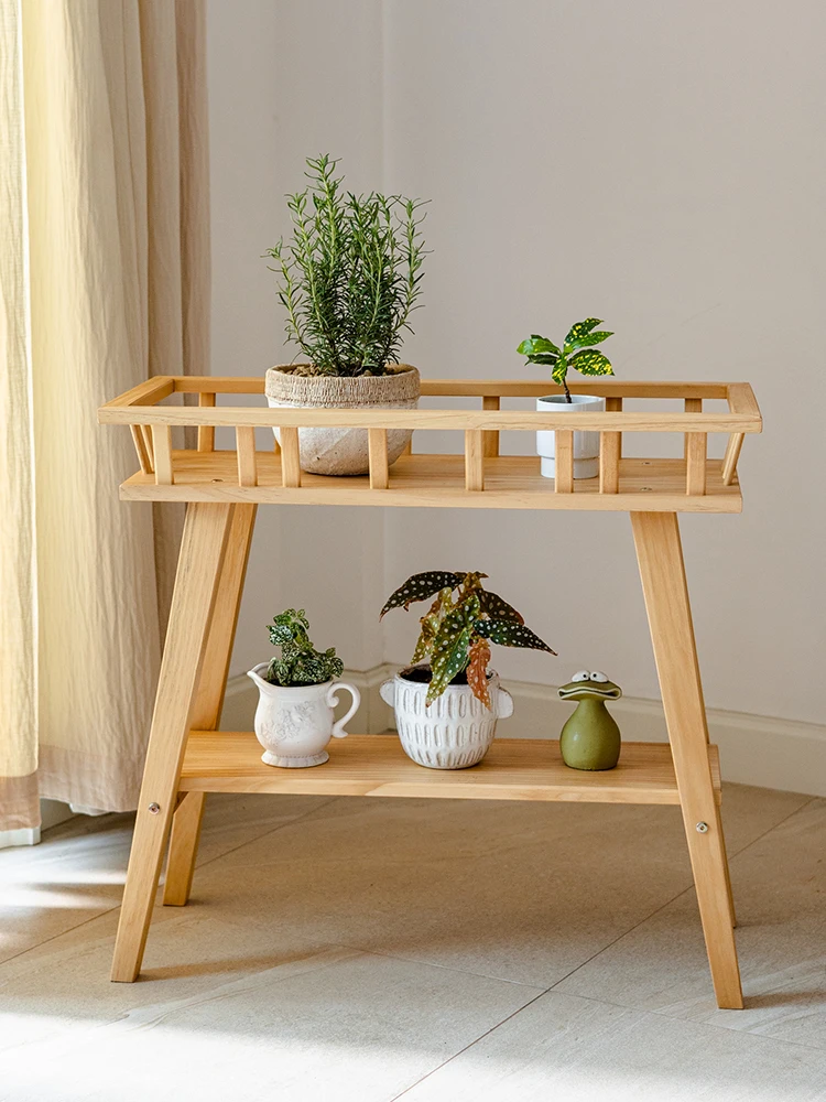 Solid wood flower pot rack floor, multi-layer wooden succulent green rose balcony flower stand, Chinese style indoor plant potti
Solid wood flower pot rack floor, multi-layer wooden succulent green rose balcony flower stand, Chinese style indoor plant potti