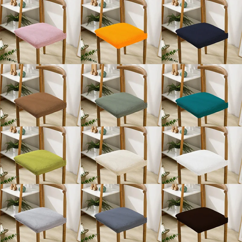 1PC Stretch Jacquard Chair Seat Covers Chair Removable Washable Upholstered Dining Room Chair Seat Protector Cushion Slipcovers
1PC Stretch Jacquard Chair Seat Covers Chair Removable Washable Upholstered Dining Room Chair Seat Protector Cushion Slipcovers