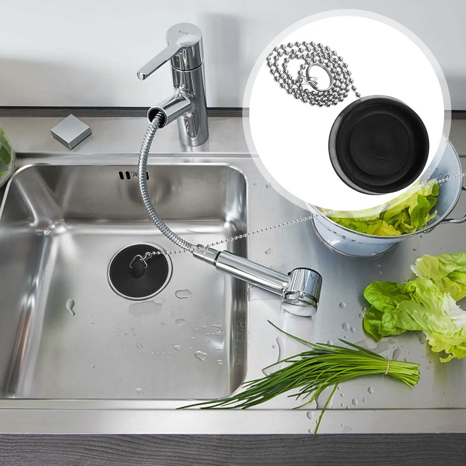 Bathroom Bathtub Stopper Chain Tub Drain Plug Sink Stopper Leakproof Shower Drain Smell Preventer Indoor Tub Accessory
Bathroom Bathtub Stopper Chain Tub Drain Plug Sink Stopper Leakproof Shower Drain Smell Preventer Indoor Tub Accessory