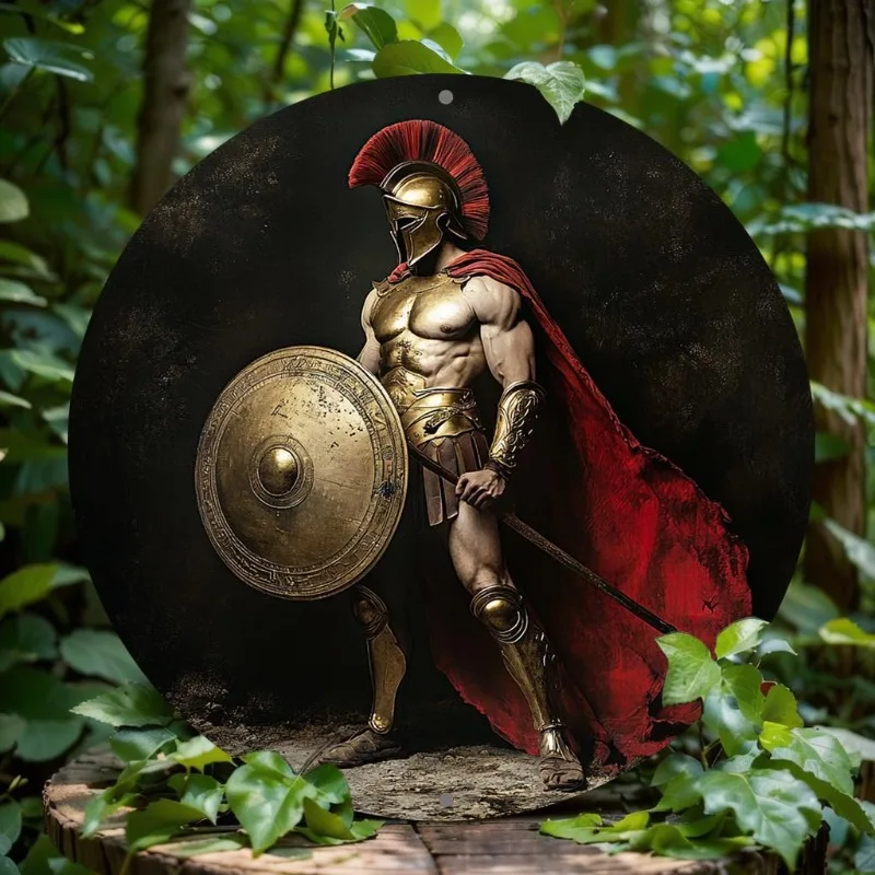 Spartan-Themed Round Aluminum Sign, Perfect for Home, Office, Bar & Kitchen Decor, Ideal Christmas & Holiday Gift
Spartan-Themed Round Aluminum Sign, Perfect for Home, Office, Bar & Kitchen Decor, Ideal Christmas & Holiday Gift