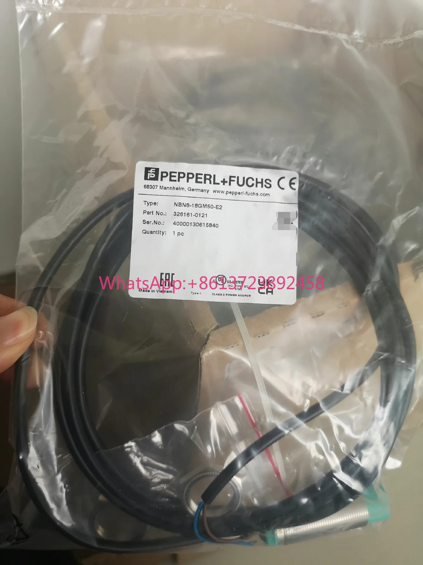 NBN8-18GM50-E2 inductive sensor
NBN8-18GM50-E2 inductive sensor
