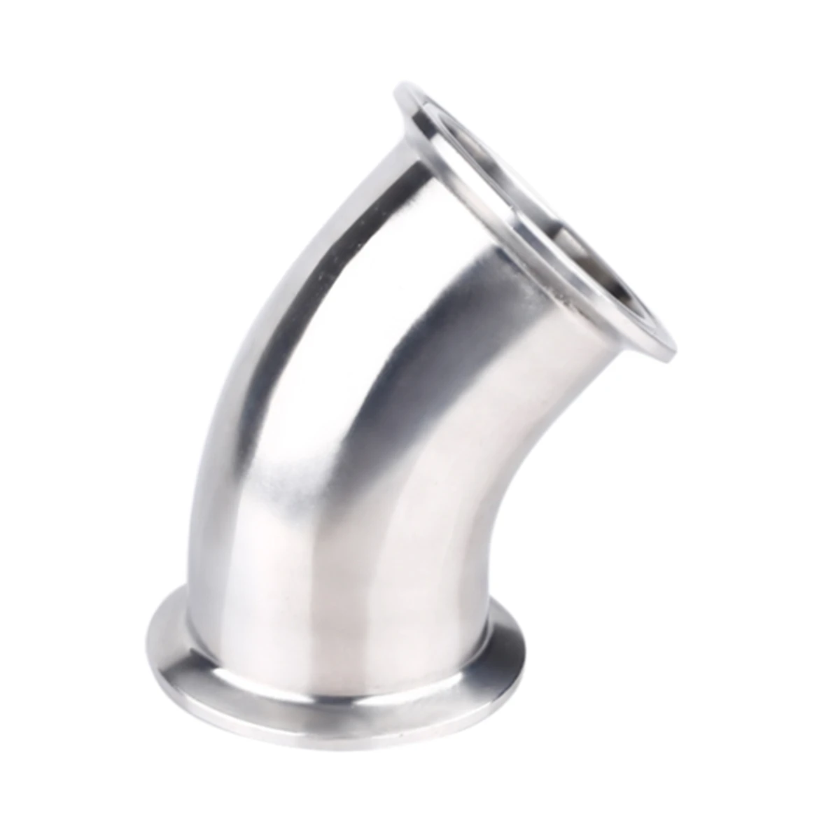 1-3/4" Stainless Steel 304 Tri Clamp OD 64mm Sanitary 45 Degree Elbow Pipe Fitting
1-3/4" Stainless Steel 304 Tri Clamp OD 64mm Sanitary 45 Degree Elbow Pipe Fitting