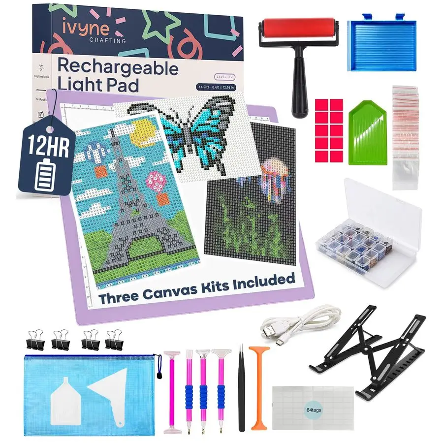 Перезаряжаемый световой коврик формата А4 для алмазной живописи, художественные проекты, светодиодная световая доска с алмазными художественными аксессуарами, ультратонкий усилитель Porta
Перезаряжаемый световой коврик формата А4 для алмазной живописи, художественные проекты, светодиодная световая доска с алмазными художественными аксессуарами, ультратонкий усилитель Porta