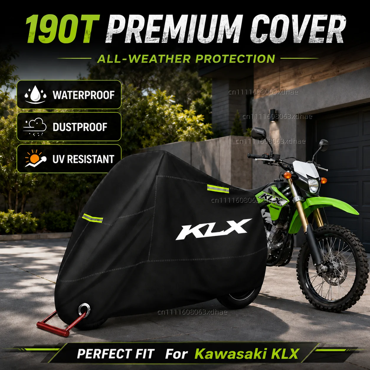 All-Weather Motorcycle Cover Outdoor Protection Waterproof 190T Oxford Cloth For For Kawasaki KLX230 KLX 230 KLX300 KLX 300 140
All-Weather Motorcycle Cover Outdoor Protection Waterproof 190T Oxford Cloth For For Kawasaki KLX230 KLX 230 KLX300 KLX 300 140