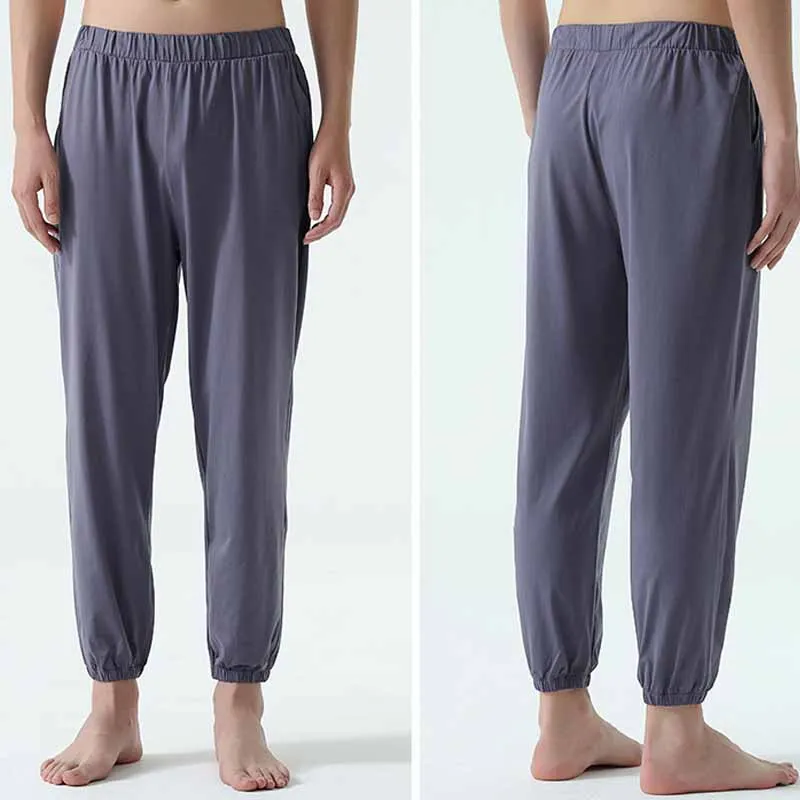 Black Men's Cotton Sleep Pants Summer Cool Feeling Loose Casual Homewear Pants Elastic Waist Daily Wear Lounge Trousers
Black Men's Cotton Sleep Pants Summer Cool Feeling Loose Casual Homewear Pants Elastic Waist Daily Wear Lounge Trousers