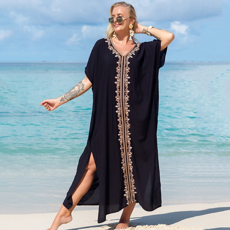 2026 New Trend European American Embroidered Long Dress Loose Beach Vacation Summer Cover Up for Swimsuit Women
2026 New Trend European American Embroidered Long Dress Loose Beach Vacation Summer Cover Up for Swimsuit Women