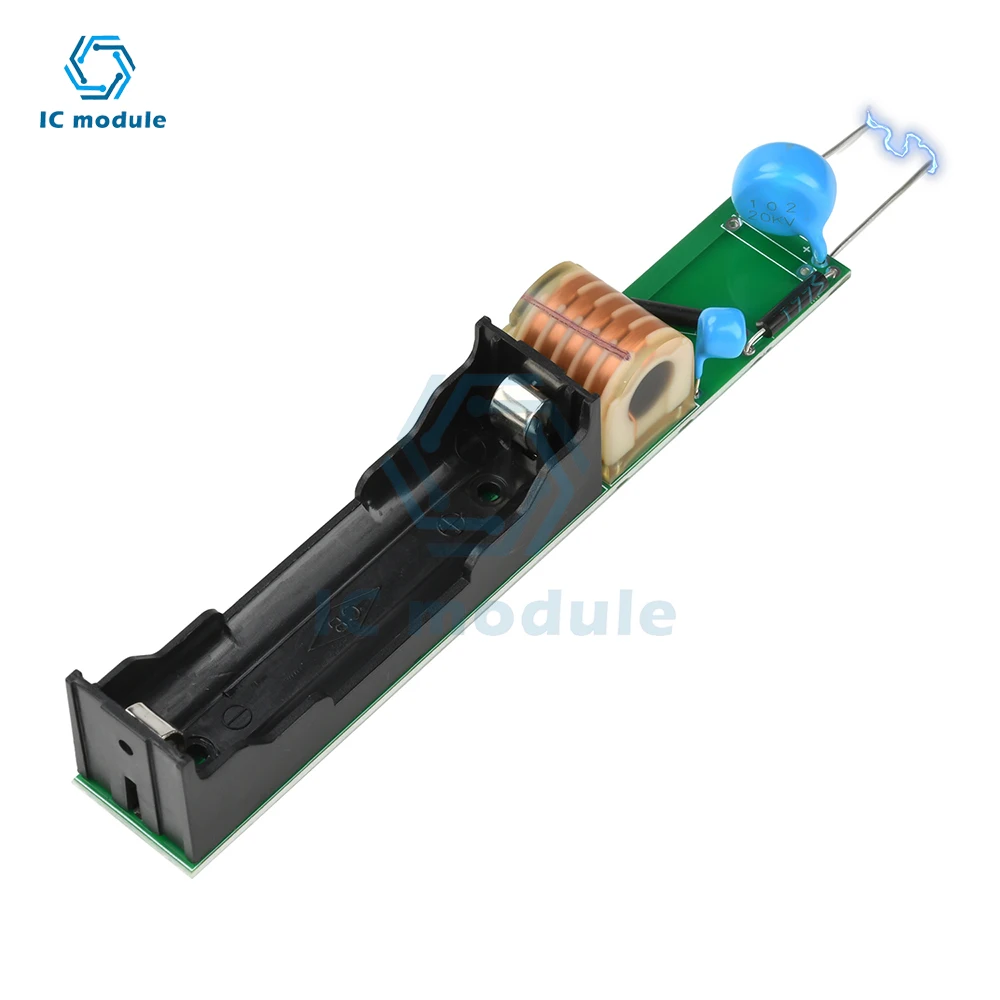 DC 3.7V 20KV Integrated High Voltage Module Discharge Coil Boost Circuit Arc Generator 18650 Lithium Battery Power Supply
DC 3.7V 20KV Integrated High Voltage Module Discharge Coil Boost Circuit Arc Generator 18650 Lithium Battery Power Supply