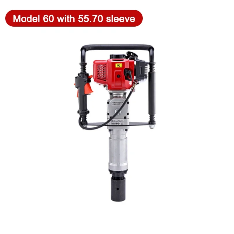 52CC Two Stroke Petrol Engine Hand-held Electric Piling Machine Vibration Absorbing Springs With 100 MM Sleeved For Farm Highway
52CC Two Stroke Petrol Engine Hand-held Electric Piling Machine Vibration Absorbing Springs With 100 MM Sleeved For Farm Highway