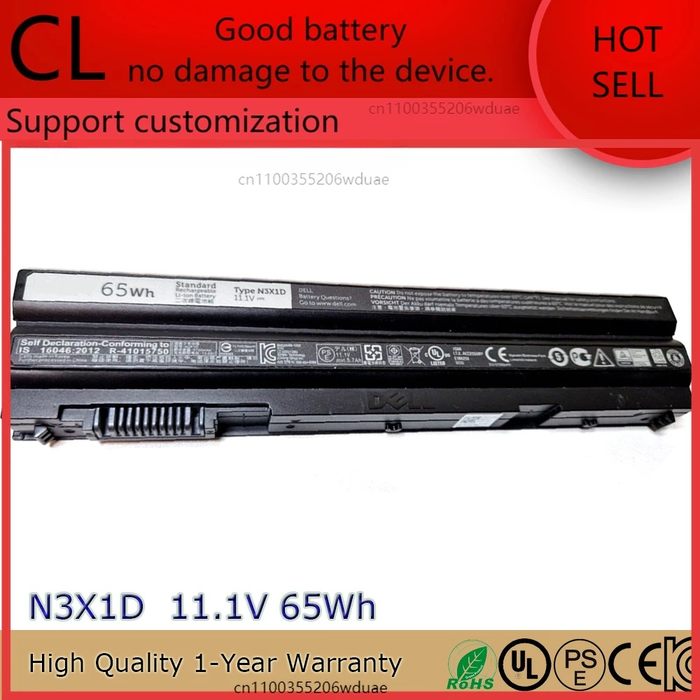 Brand New Original N3X1D 11.1V 65Wh Laptop Battery for Dell Latidude E5520 E6420 E6430 E6520 E6530 E6540 Precision M280 T54FJ
Brand New Original N3X1D 11.1V 65Wh Laptop Battery for Dell Latidude E5520 E6420 E6430 E6520 E6530 E6540 Precision M280 T54FJ