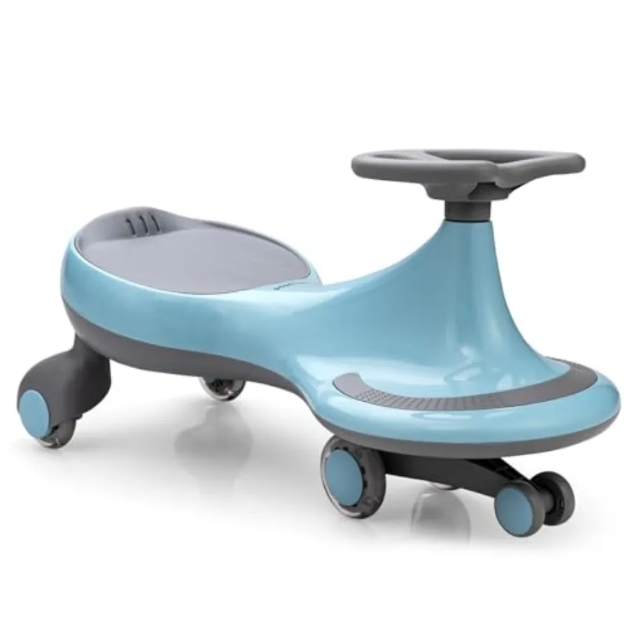 Wiggle Car, Just Twist Swing Car with Flashy PU Wheels, No Battery, Gears or Pedals Wiggle Bike, Easy to Ride, Indoor Outdoor R
Wiggle Car, Just Twist Swing Car with Flashy PU Wheels, No Battery, Gears or Pedals Wiggle Bike, Easy to Ride, Indoor Outdoor R