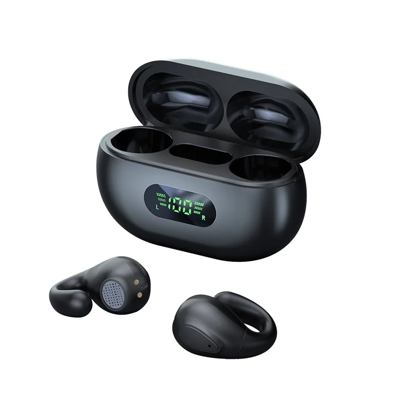Wireless ear clip motion noise reduction not in ear TWS black technology bone conduction bluetooth headset M31
Wireless ear clip motion noise reduction not in ear TWS black technology bone conduction bluetooth headset M31